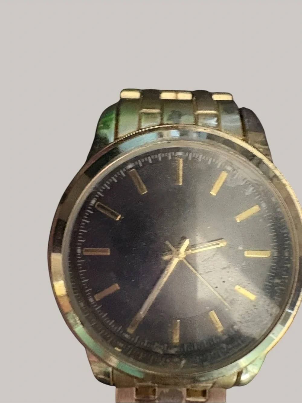 Structure Gold-Tone Men's Analog Bracelet Watch